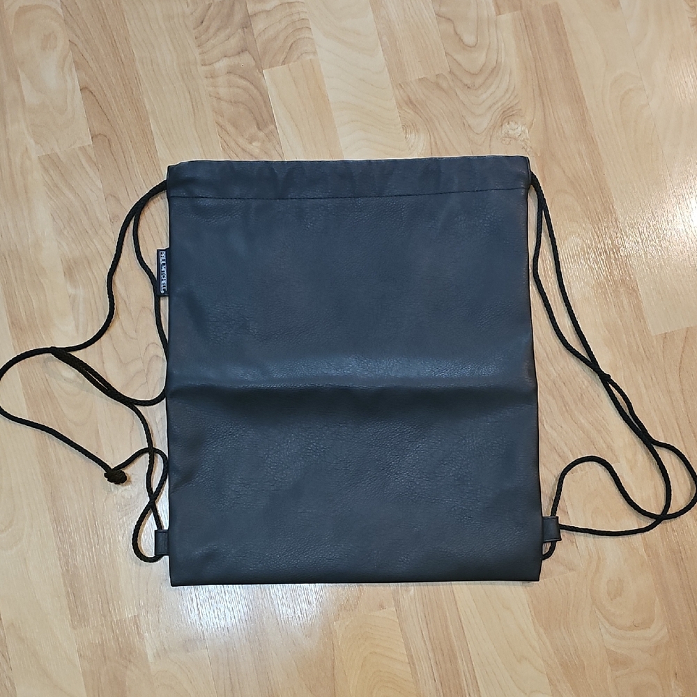 Paul Mitchell Black Drawstring Backpack